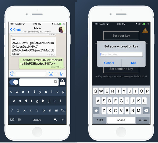 Free iPhone Secure Text Keyboard For Sending Encrypted ...